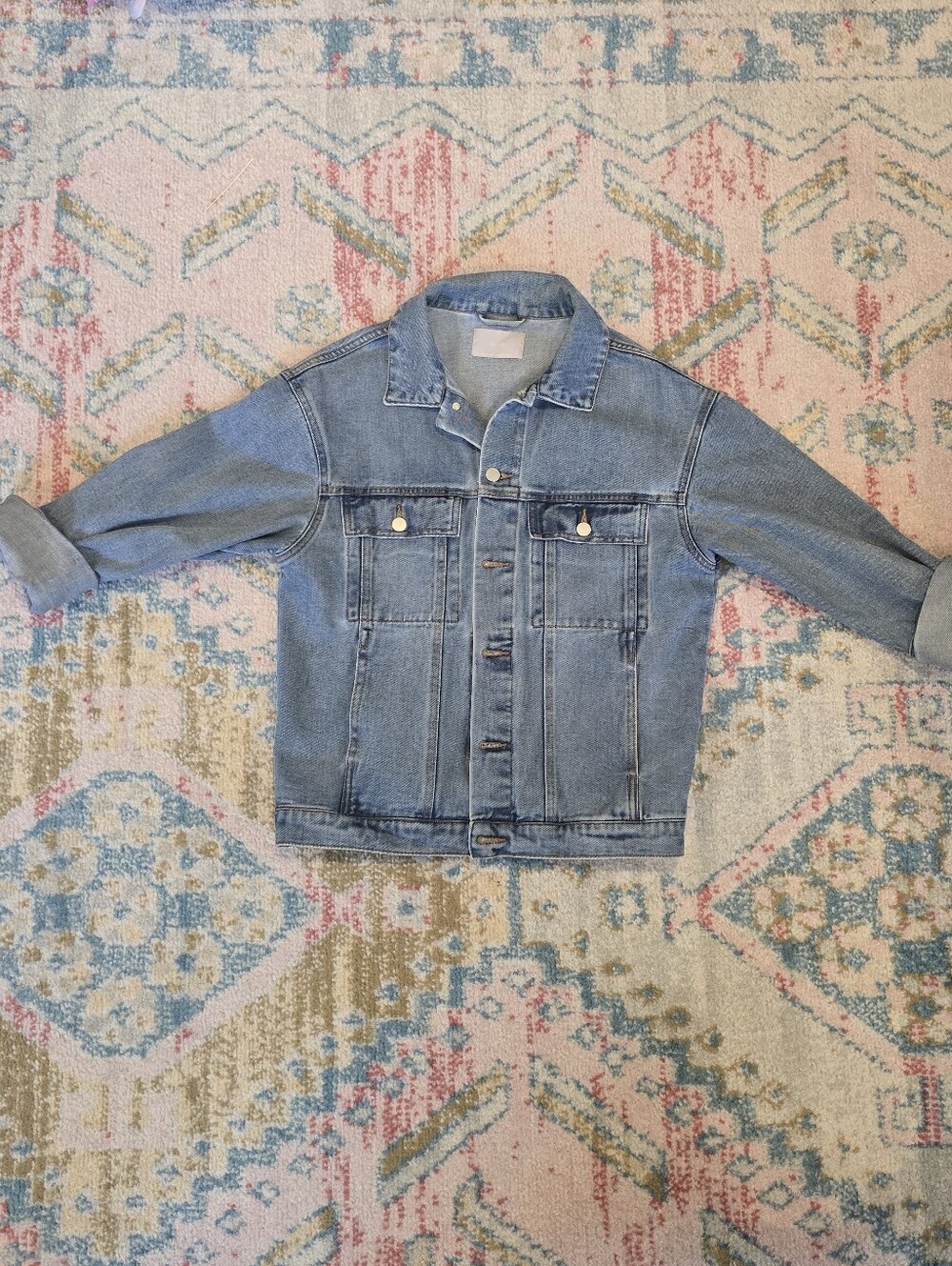 Oak And Fort Light Blue Denim Jacket